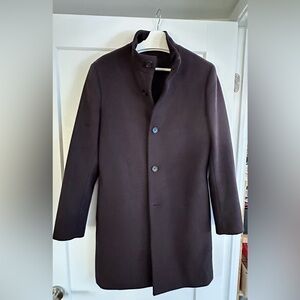 MANGO overcoat, S, Brown/Chocolate